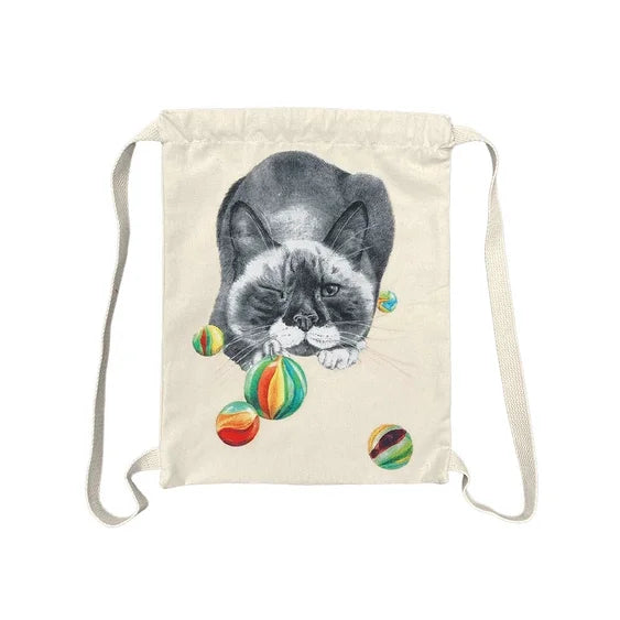 Eric & Christopher Drawstring Bag