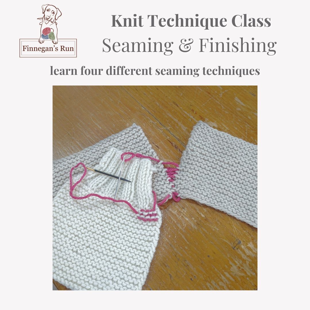 Seaming & Finishing for Knitting 04/20/24
