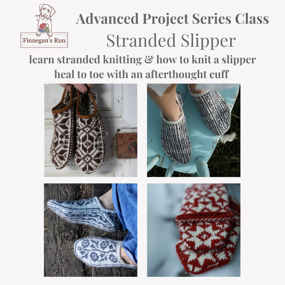 Stranded Slippers Class Start 07/08/24
